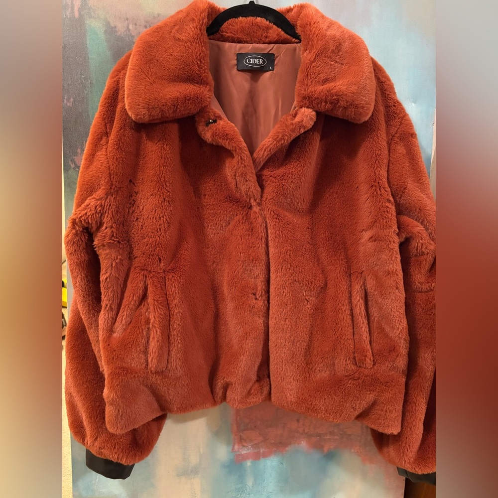 Cider faux fur jacket